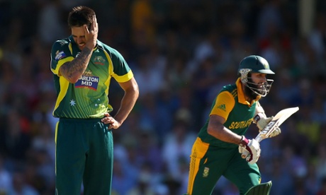 Mitchell Johnson Australia Hashim Amla South Africa 