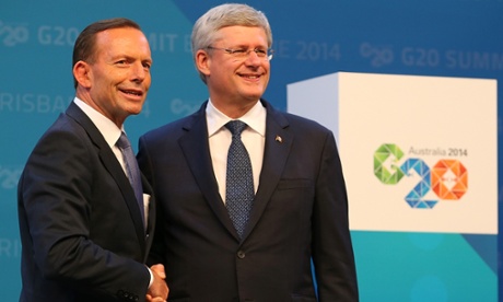 Stephen Harper and Tony Abbott