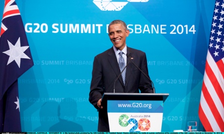 President Barack Obama addresses the media at a press conference at the conclusion of the G20.