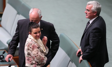 PUP senator Jacqui Lambie at a special joint sitting of the house to hear an address from the President of the Peoples Republic of China Mr Xi Jinping Parliament House Canberra this afternoon, Monday 17th November 2014. Photograph by Mike Bowers for Guardian Australia. #politicslive
