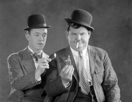 Onscreen chemistry… Stan Laurel and Oliver Hardy to be the subject of a biopic.