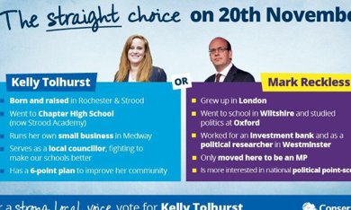 Tory leaflet in Rochester