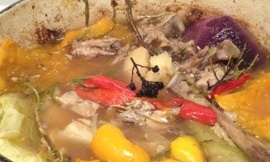 Juliet Bawden's pot luck chicken stew.