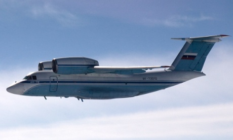 A Russian AN-72 transport plan