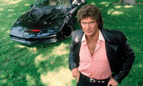 David Hasselhoff and KITT in Knight Rider