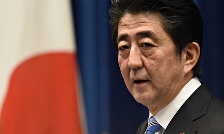 Japanese prime minister Shinzo Abe