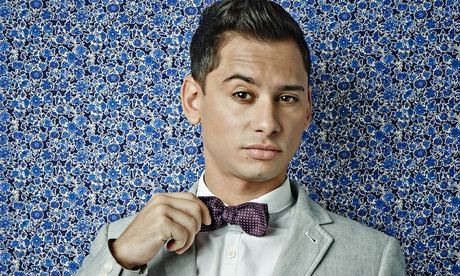 In Vogue … events officer Louis in Liberty of London. Photograph: Phil Fisk