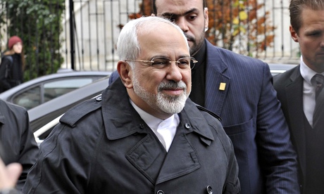 The Iranian foreign minister, Mohammad Javad Zarif