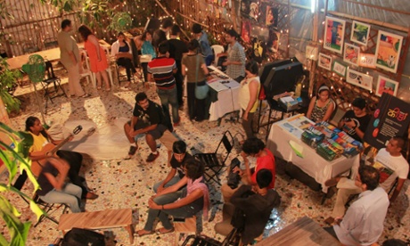 The Hive’s community market, October 2014.