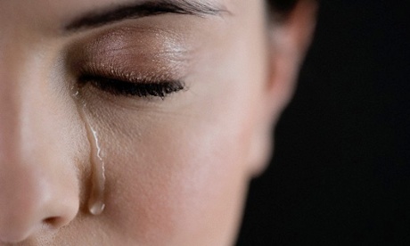 person crying