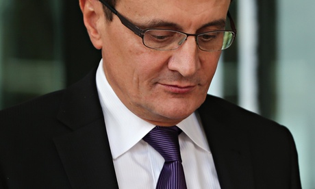 AstraZeneca chief Pascal Soriot arrives at the House of Commons to give evidence to MPs, May 2014.
