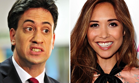 Ed Miliband and Myleene Klass