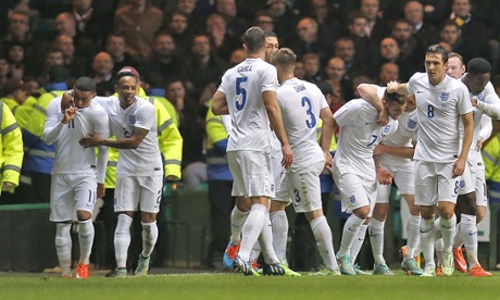 England celebrate