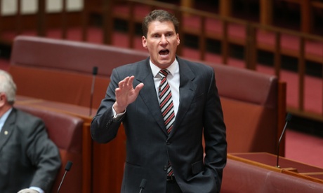 Senator Cory Bernadi in the senate chamber this afternoon in Parliament House, Canberra, Wednesday 19th November 2014
