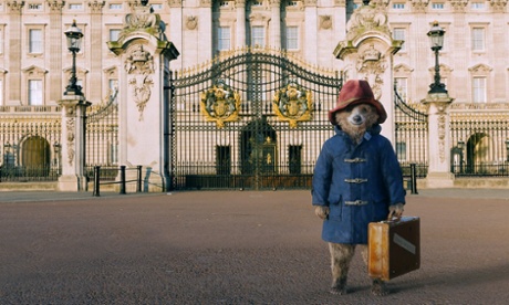 Paddington Bear, in a shot from the Paddington film