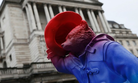 A Paddington Bear sculpture in London, in 2014.