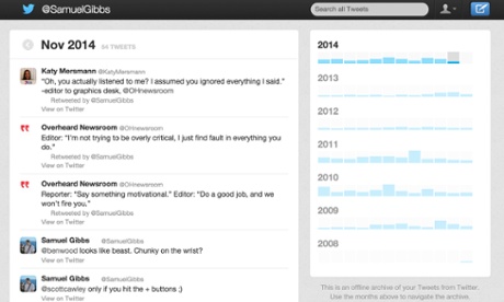 Twitter archive