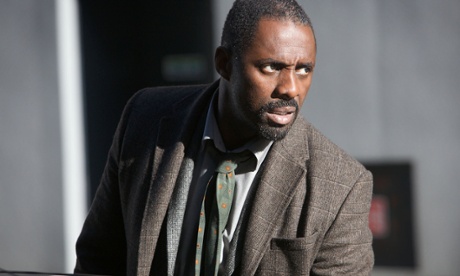 Actor Idris Elba in BBC TV show Luther