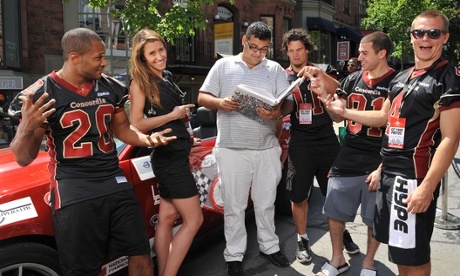 A photograph from a performance piece on bullying at school and university