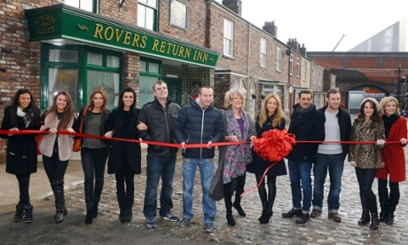 Coronation Street at the Rovers Return Inn new set launch in Manchester