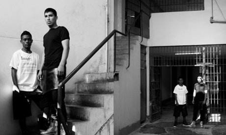 Inmates wearing Peita Project clothes