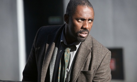 Actor Idris Elba in BBC TV show Luther