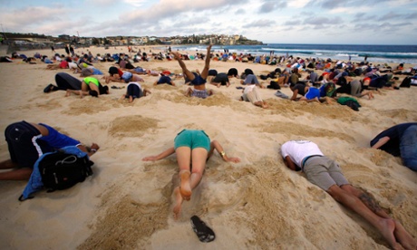 Bondi Beach climate protesters