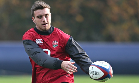 George Ford in training for England