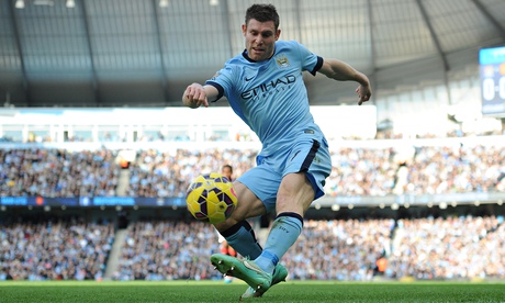 Manchester City's James Milner gave them natural width they did not exploit fully against United.