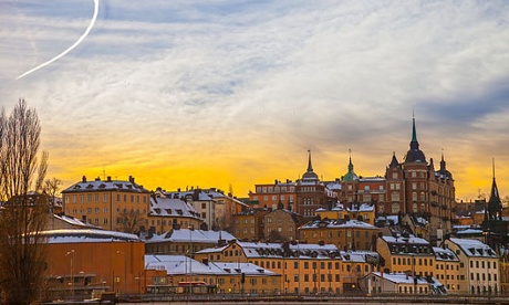 Södermalm at sunset