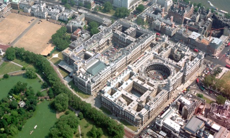 Aerial view of Whitehall