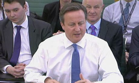 David Cameron at the liaison committee