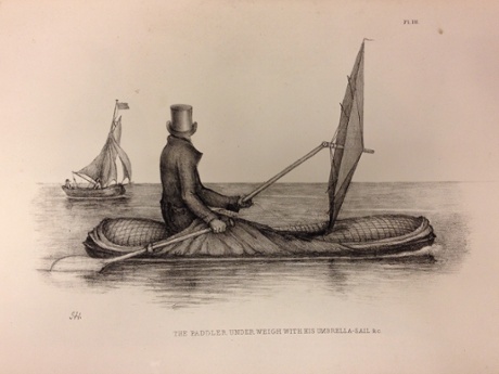 The Boat-Cloak was tested on the River Thames.