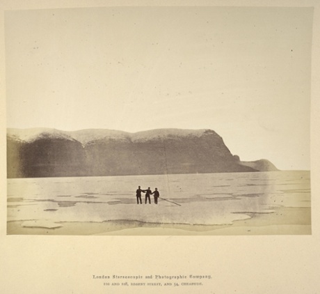A photograph taken during the Arctic expedition of 1875-76.
