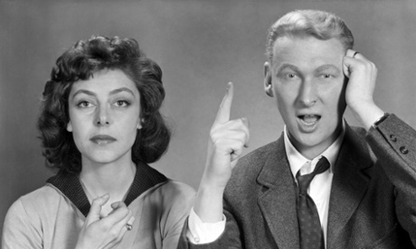 The Mike Nichols and Elaine May quick-fire comedy duo in 1958.