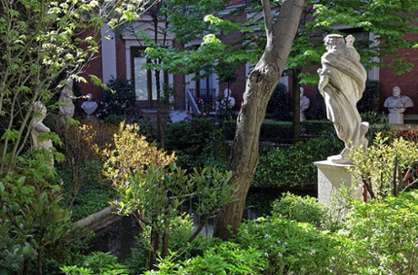 GARDEN AT THE MUSEO CERRALBO, CALLE DE FERRAZ, MADRID,