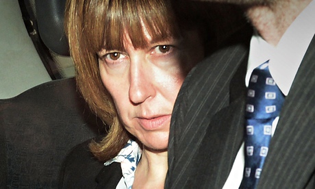 Former police officer Gillian Weatherley leaves court after giving evidence in Plebgate libel trial