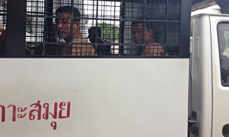 Zaw Lin and Wai Phyo, charged with murders of British backpackers Hannah Witheridge and David Miller