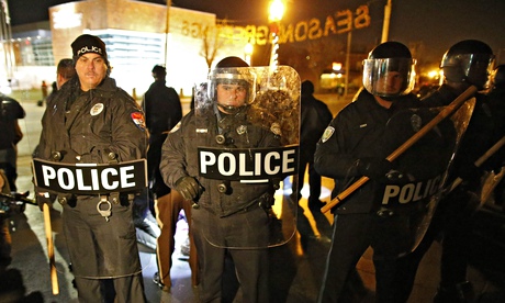 Police in Ferguson, Missouri