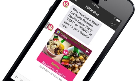 Kik's new promoted chats feature.