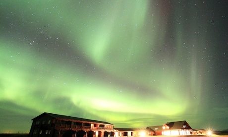 Northern Lights over southern Iceland