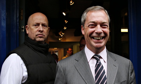 Nigel Farage leaves Ukip's headquarters in Rochester