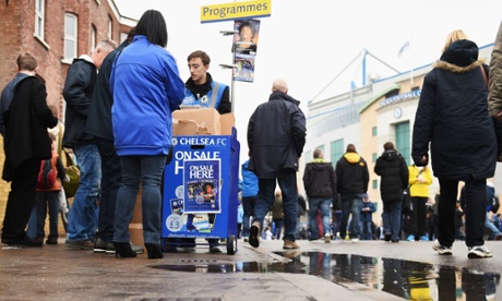The scene at Stamford Bridge.