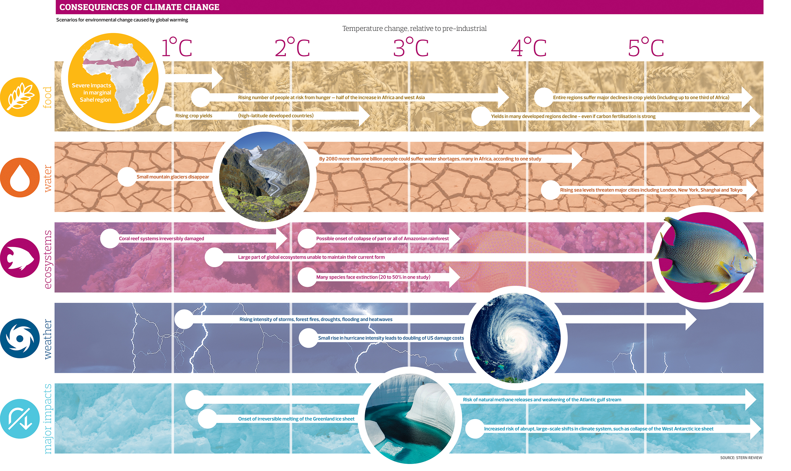 global climate change environmental or health impact