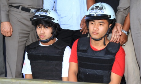 Zaw Lin and Wai Phyo, the two Burmese migrant workers arrested for the murders of Witheridge and Miller.
