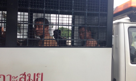 Zaw Lin (left) and Wai Phyo have retracted their confessions in the murder case.