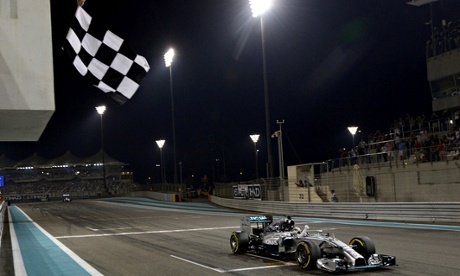 Lewis Hamilton wins the Abu Dhabi Formula One Grand Prix