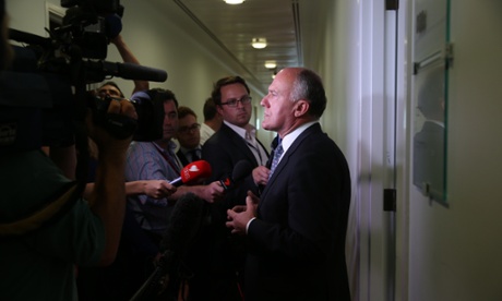 Liberal senate leader Eric Abetz considers his options in the new red landscape.