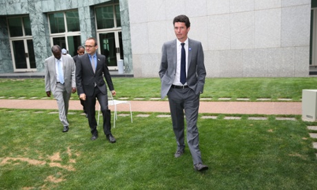 Greens senator Scott Ludlam and MP Adam Bandt make their views known on the ABC cuts.