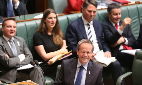 Opposition leader Bill Shorten was clearly enjoying the prosecution of the 
